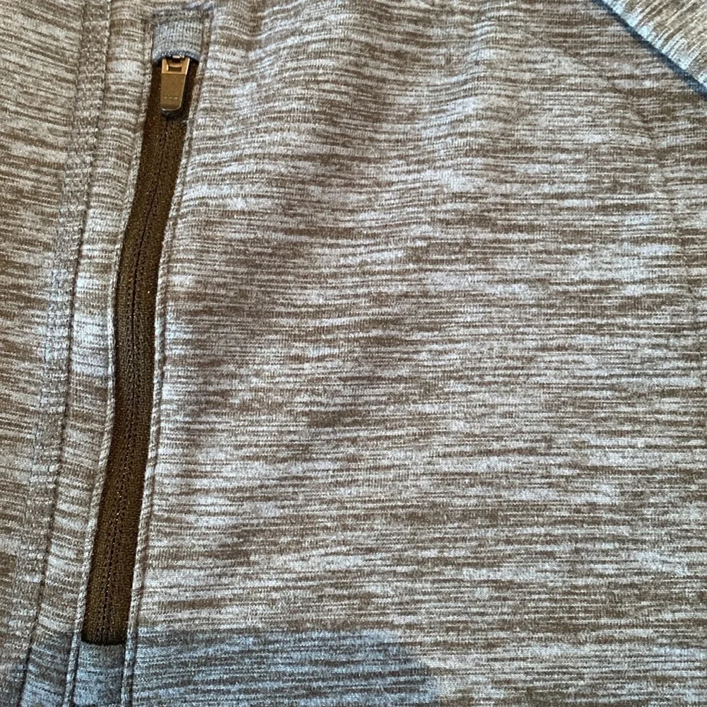 Tech Fleece Crew Blue Space Dye Long Sleeve Sweater Top w Zip Pocket Size XXL
